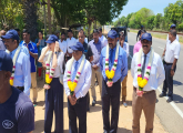 கண்ணிவெடி அகற்றும் பணிகளில் ஈடுபடும் உத்தியோகத்தர்களை கௌரவித்தல்